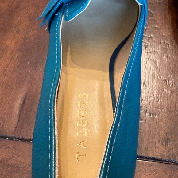 Talbot’s Women's Leather Loafers in Beautiful Teal Size 8-1/2M - Picture 10 of 15